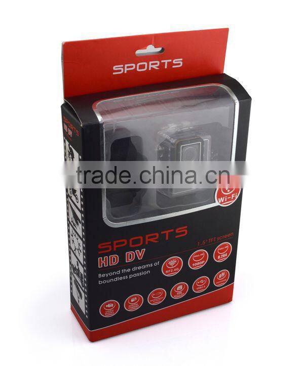 Newest 1.5inch High Speed Recording 30M wifi control 1080P 50m waterproof 1080p sport action