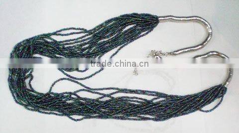 jewelry, glass mini beads handmade beads necklace