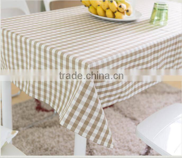 Eco-friendly printed mini check in different colors cotton table cloth ,Printed Table Cloth