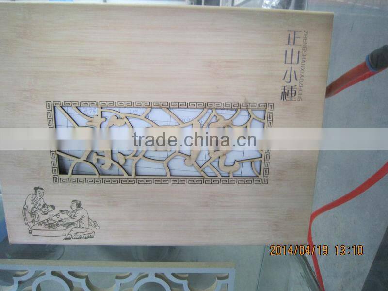 Exporting auto feeding laser cutting machine with 80w laser tube