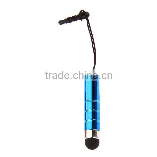 Purple Universal Touch Screen Dust Plug Tablet Stylus Pen