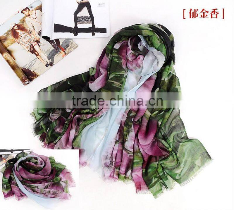 Women's Fashion Scarf Digital Printed Long Modal scarf