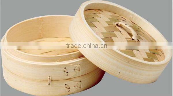 excellent quality bamboo steamer for dim sum food