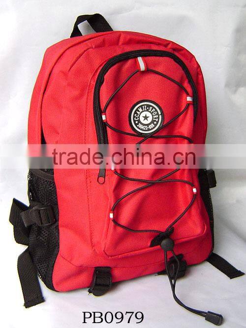 600D promotional camping backpack bag
