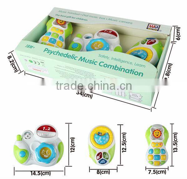 Safe Material 3 in 1 Musical Toys Camera Baby Products