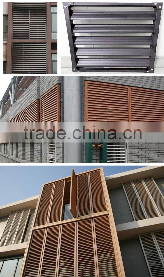 Easily Assembled aluminium shutter window