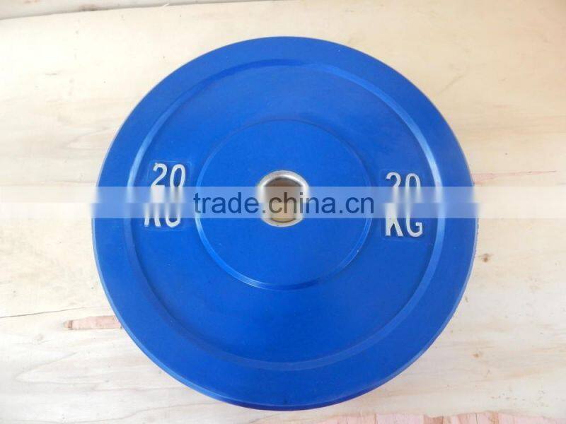 Olympic rubber bumper plate