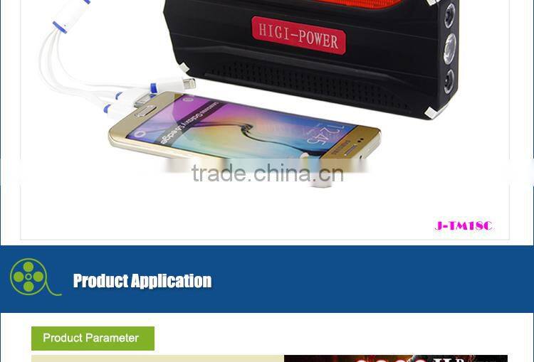 1000Mah Real Multi-Function Mini Car Jump Starter Power Bank J-TM18C