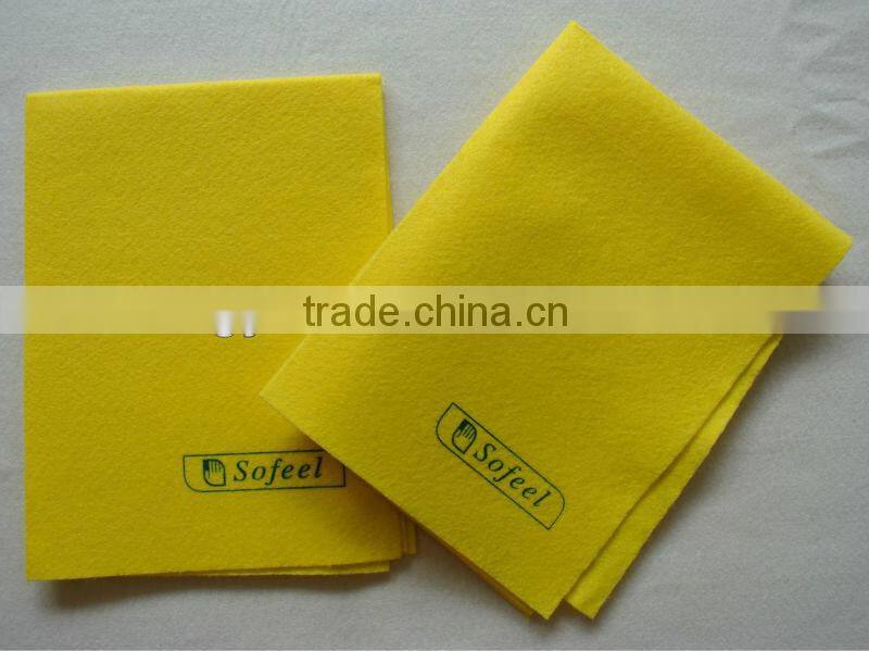 Super absorbent multi-purpose viscose & polyester nonwoven fabric printed kitchen wipes