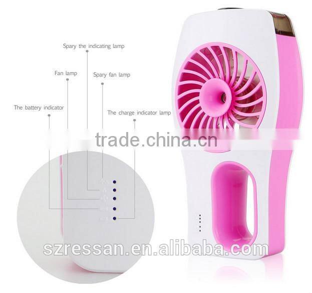 Sunmmer cooling fans water mist fan mist fan outdoor mist fan portable in hand