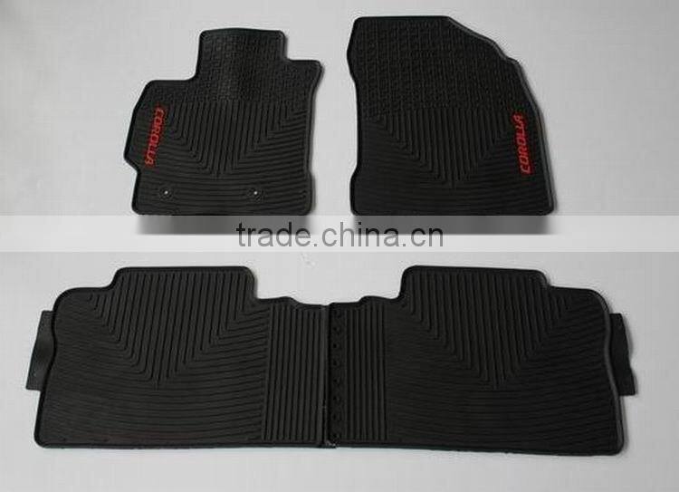 Full Set Position Branded Logo Design Auto Car Floor Mats For TOYOTA COROLLA