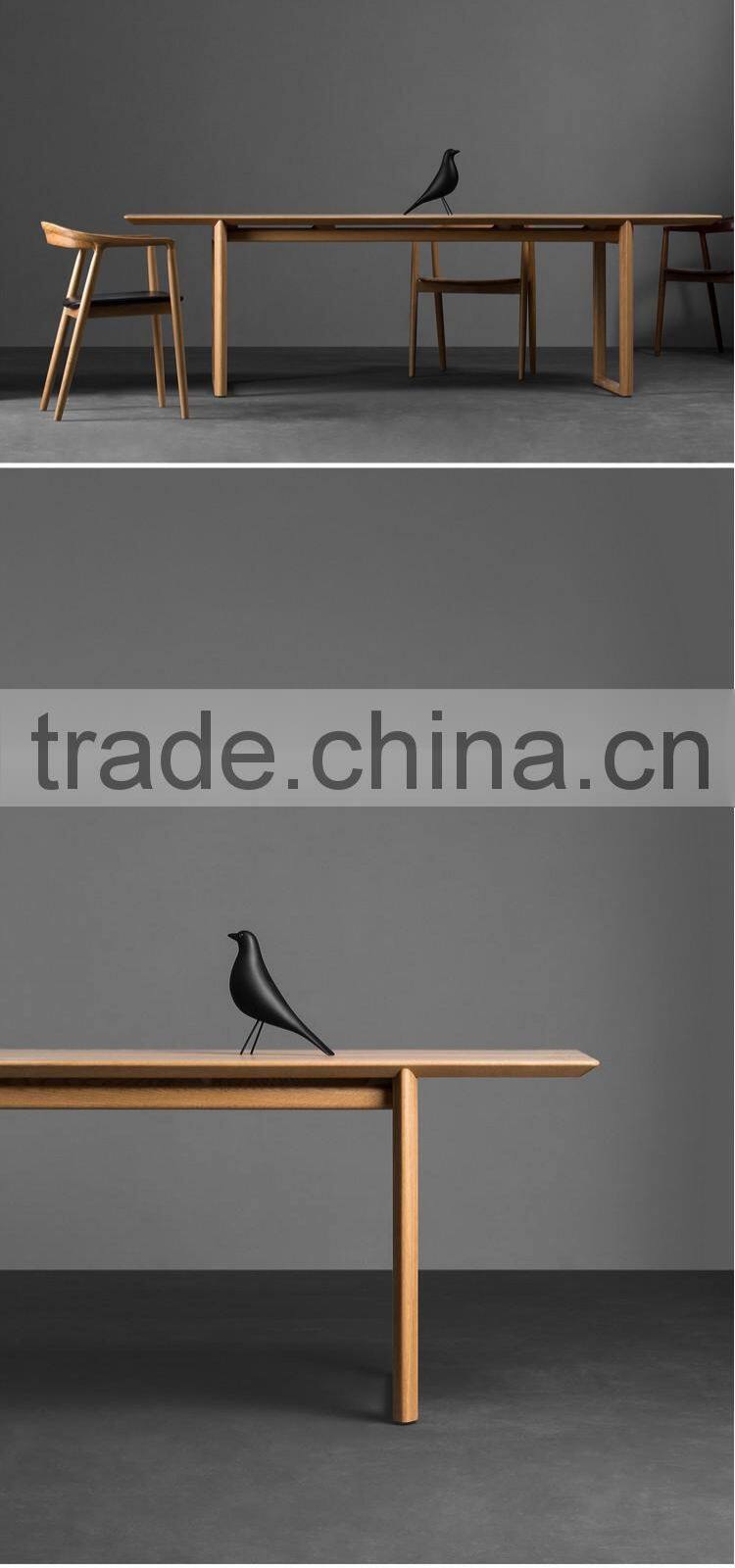 2016 best sale simple design solid wood dining table modern home furniture