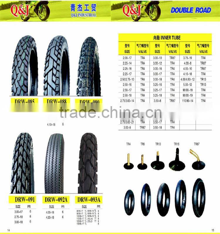 Factory supply high quality motorcycle tyre 80 / 90 - 14 with cheap price