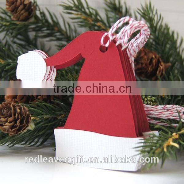 Christmas decoration custom hang tags, price tags, hanging ornament