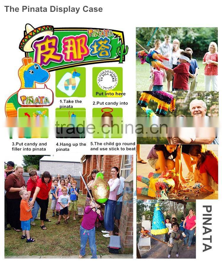 2016 Factory rainbow donkey pinata manufacturers