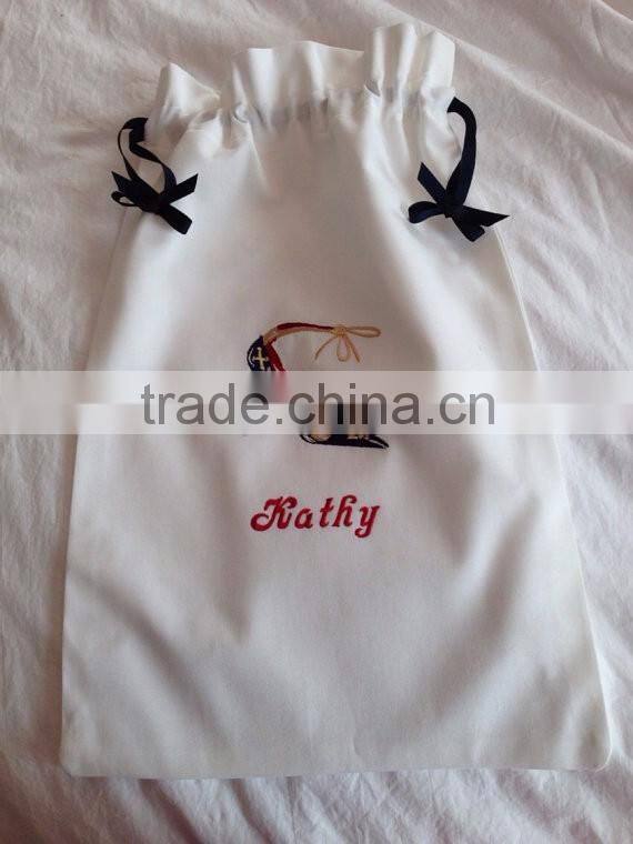 embroidery shoe bags ,embroidery travel bags,embroidery laundry bag