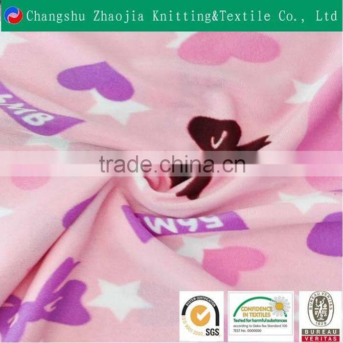 Low price 100% polyester printed towel fabric with high quality