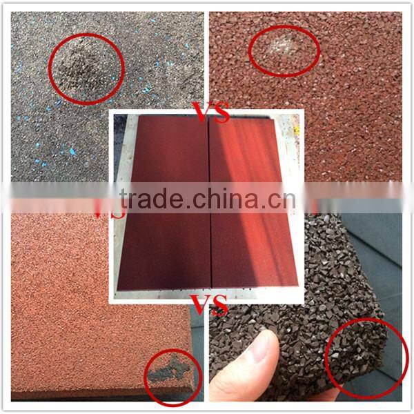 Trade assurance outdoor sports rubber floor tiles, rubber tiles paving