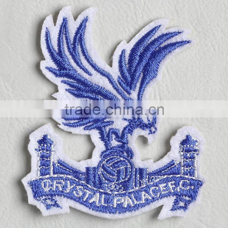 Dark Blue eagle logo decorative label for knit cap
