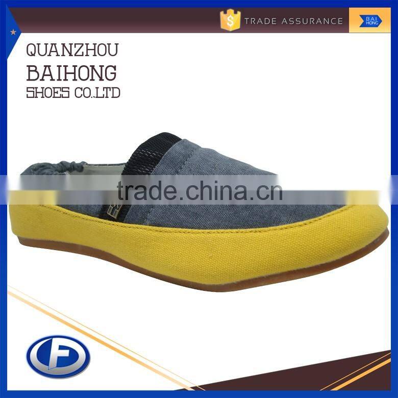 newest customized men fabric fashion shoe