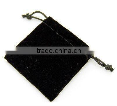 2013 black velvet jewelry packing pouch with drawstring