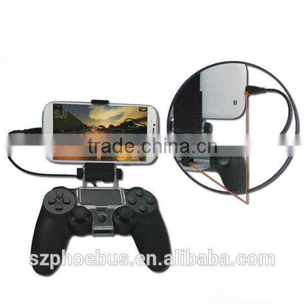 Mobile Phone Game Clamp Holder for PS4 Controller Universal Android Smart Phone Retractable Clip Bracket Clamp Retail Box