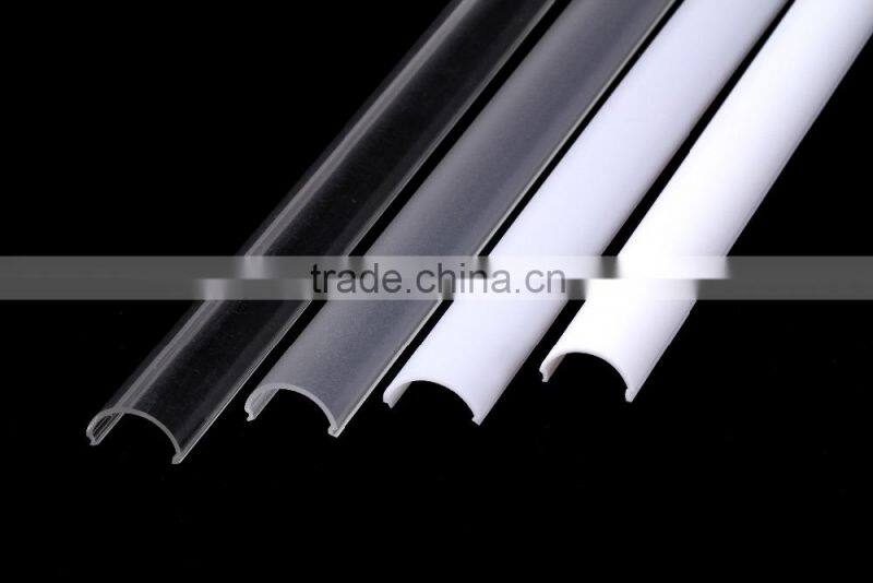 Hot square aluminum profile with round diffuser for led ceiling light