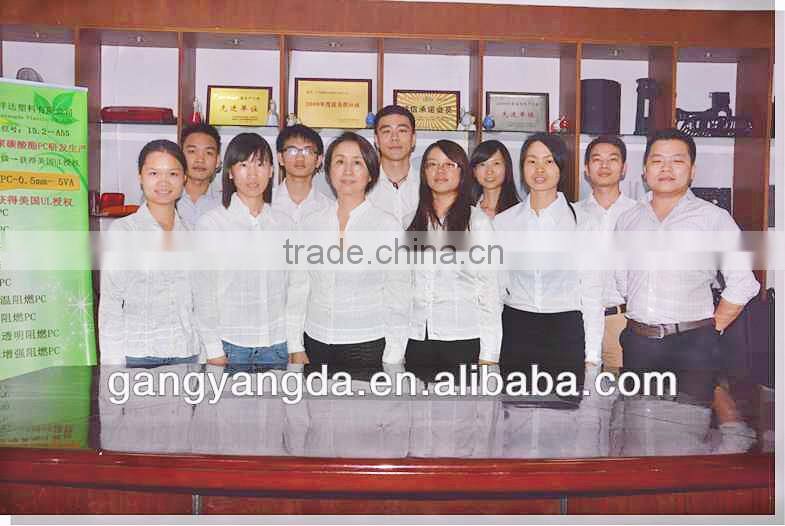 Non flammable Low halogen clear plastic pellets PC, polycarbonate bulk plastic pellets