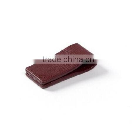 High quality magnetic leather bookmark leather bookmark for wholesale