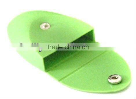 Fashion special styles with button Silicone Key holder soft skin wallet factory