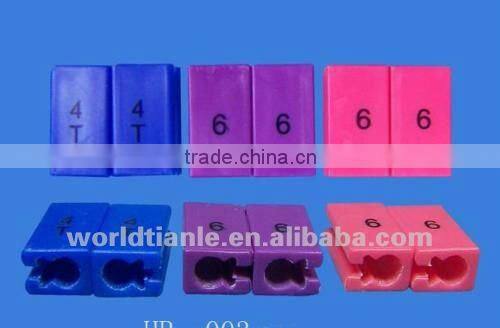 Plastic Size Markers for hangers