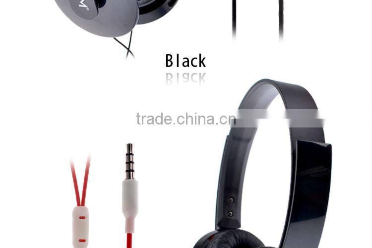 ULDUM TPE wired Headset with 3.5mm double jack DJ headphones