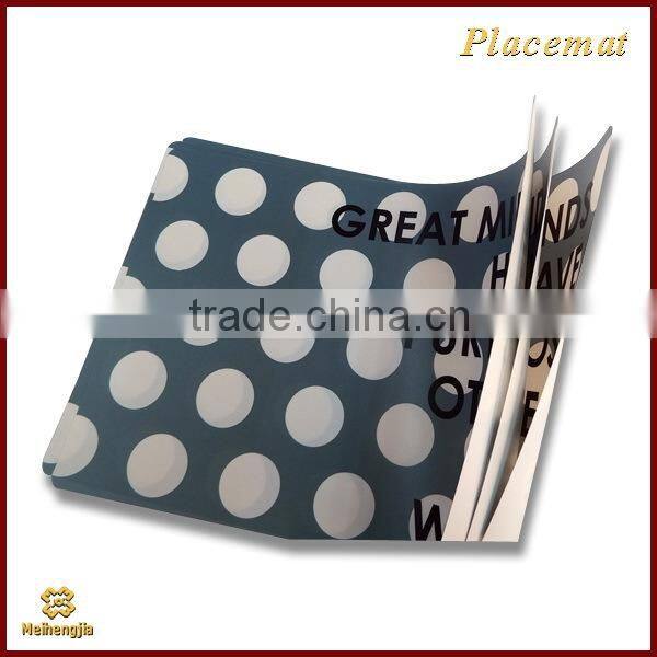 Top grade latest PP placemat with flowers