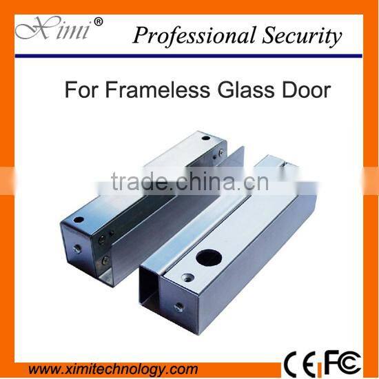 Access control remote electric bolt lock with time delay frameless door bolt lock