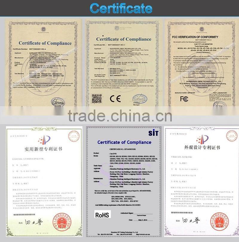 Waterproof IP 67, 170 degree multi view car camera with braket,hot selling