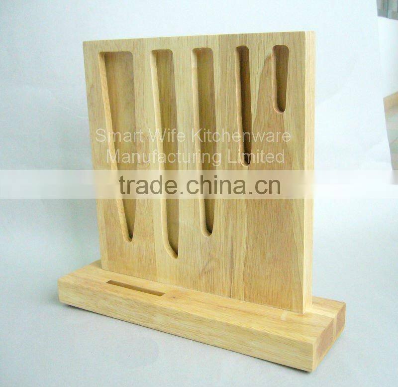 Smart Wife High Quality Wood Knife Block