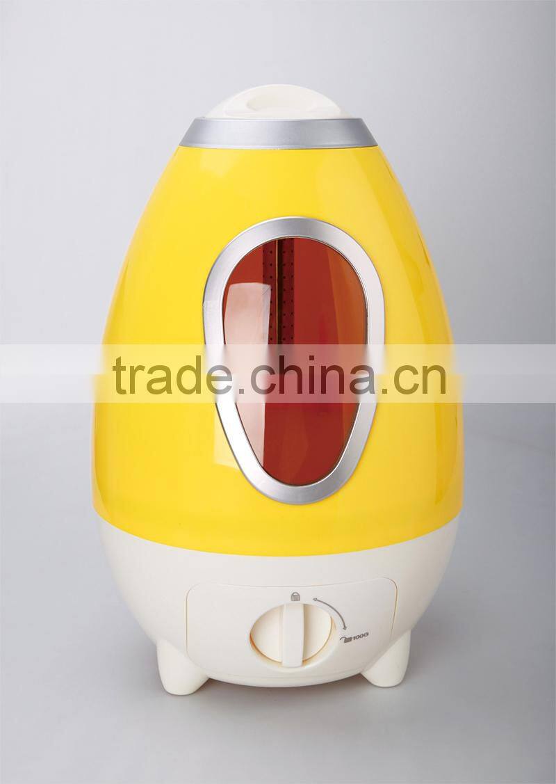 2015 newest patent designed rice storage container box small kitchen food plastic storage box