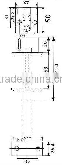 DGE006 zinc alloy door chain locks