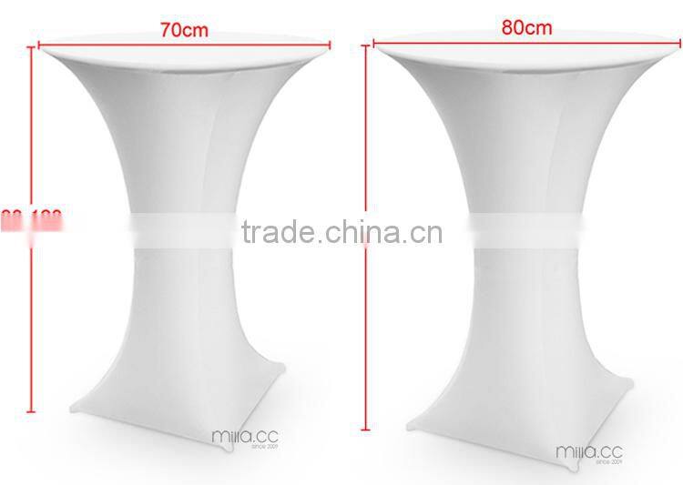 High bar cocktail table cloth for wedding