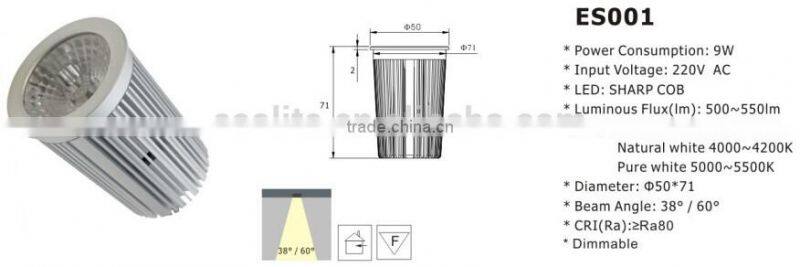 6W MR16 Edison COB Spotlight LED Spotlight