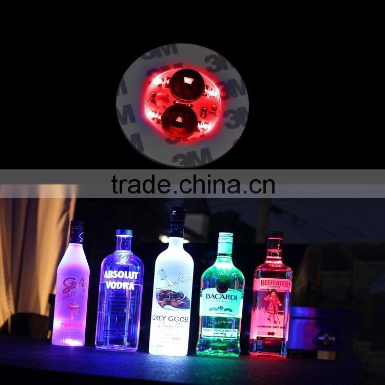 Gifts for the Blind China Wholesale Advertisement Gifts 3 Flash Modes Led LightingUV Light Sticker Coaster,led sticker