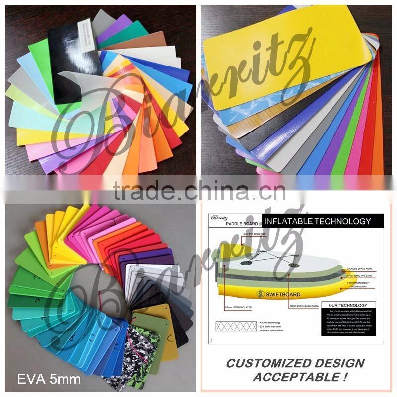 Eco-friendly EVA pad heavy-duty inflatable sup boards stand up paddle boards