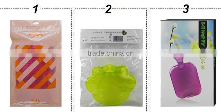 Medical-Grade 1000ml PVC warm water bottle slender pain relief