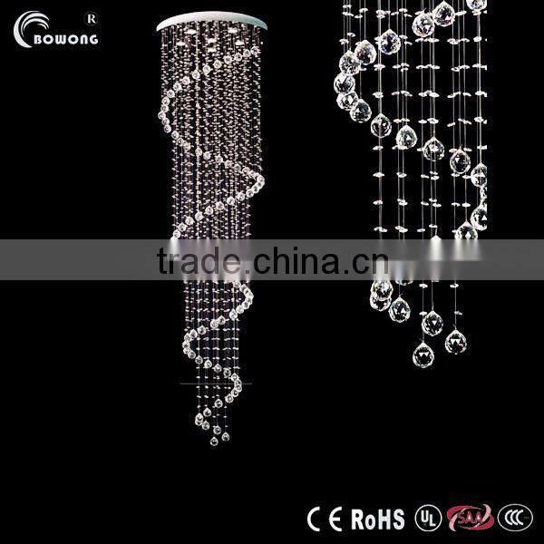 Crystal ceiling hanging pendant lamp