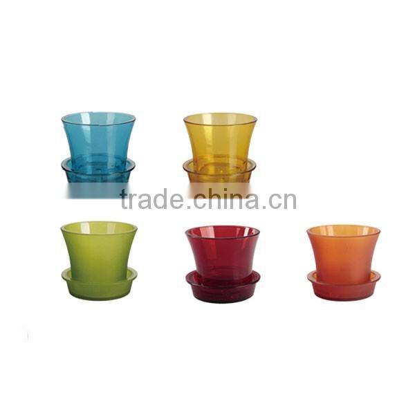 different size wholesale miniature plant pots with tray