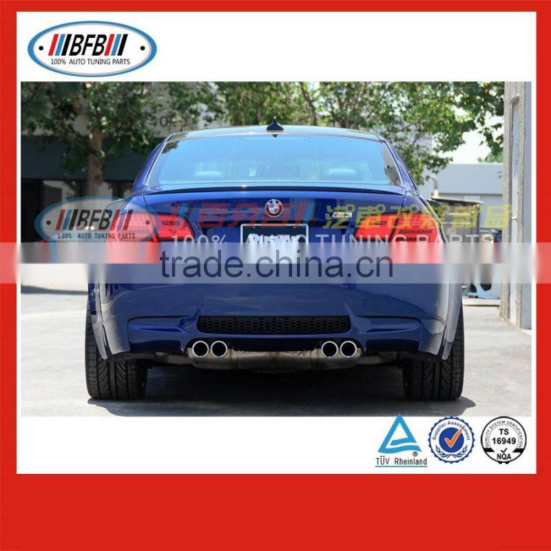 car body kits 2006-2012 3 series For Bmw E92 spoiler M3 style carbon fiber rear lip