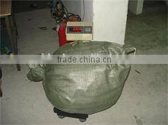 Fabric bean bag chair with pocket on side