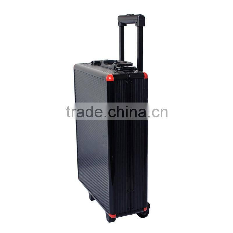 Aluminum trolly case with high quality