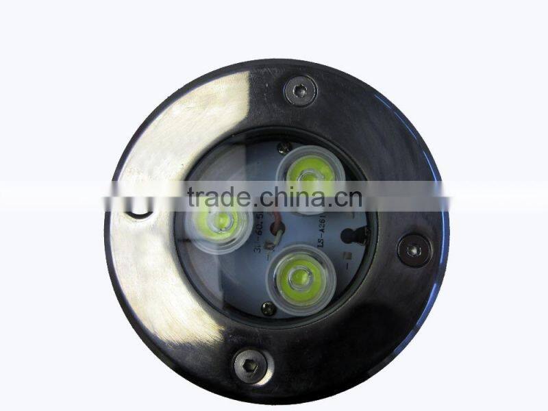 stainless steel 3W underground led lighting for park