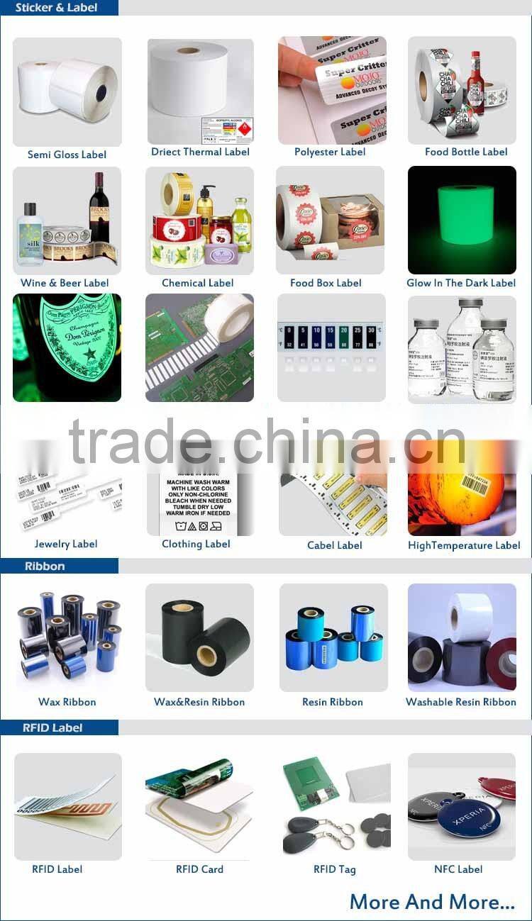 Custom high quality printing thermal indicator label
